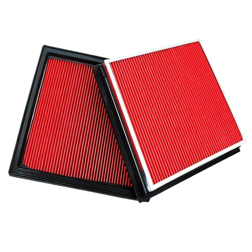 DSkoiph Engine Air Filter Replacement 16546JK20A Compatible with Nissan 370Z 350Z Infiniti EX35 EX37 G37 G35 G25 QX50 2 PACK