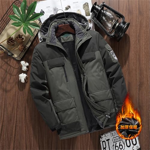 Mens Jacket Fall Winter Outdoor Fishing Hiking Windbreaker Warm Coat Unisex - image 2