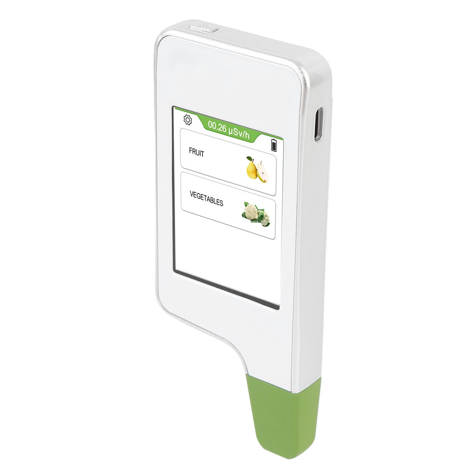Generic Detector de Nitrato Portátil Probador Preciso de Contenido de Nitrato de Alimentos para Frutas y Verduras Rango de 0-9999 Mg/kg Blanco