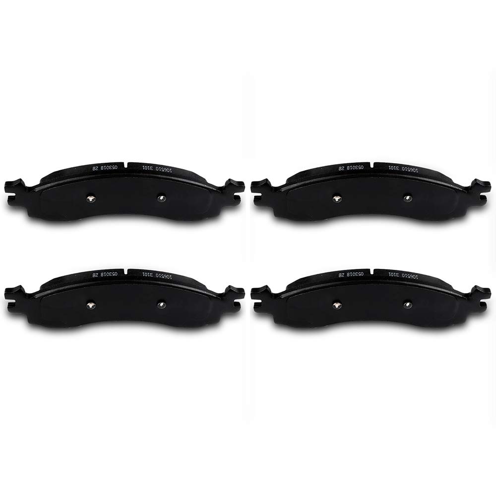 cciyu D1158 Brake Pads w/Hardware Front Disc Brake Pad Set | Fit For Ford For Explorer,For Explorer Sport Trac,For Taurus,For Mercury For Mountaineer