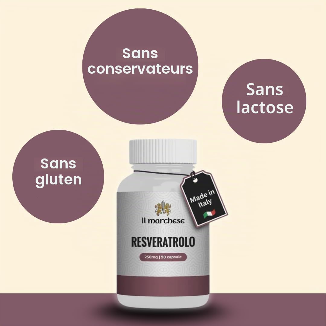 Adjuvant nad resvératrol 1000 mg pur alternative à nmn supplément anti-âge, rajeunissant cellulaire,supplément mémoire et améliore l'humeur - Amélioration de la concentration Réduit le Stress