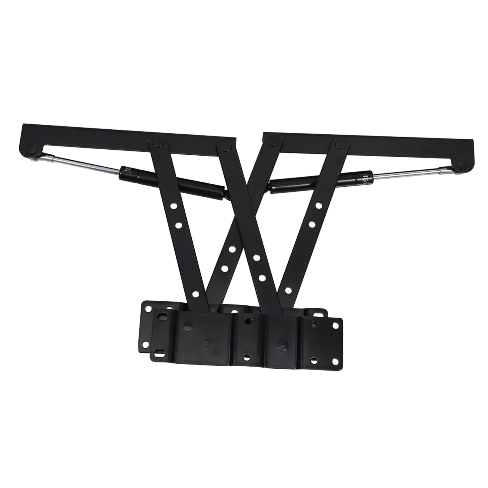 SHINEOFI Soporte Elevador para Mesa de Hierro Negro Estructura Resistente y Diseño Plegable Adecuado para Mesa de Centro y Funcional