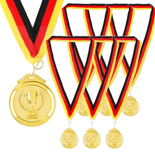 GEBETTER 6 Stück Medaillen mit Pokale Muster Gewinner Medaille Metall für Kinder Siegermedaillen Party Sportstag Spielzeug Preisen Wettbewerb Auszeichnungen Mitgebsel GEBETTER 6 Stück Medaillen mit Pokale Muster Gewinner Medaille Metall für Kinder Siegermedaillen Party Sportstag Spielzeug Preisen Wettbewerb Auszeichnungen Mitgebsel