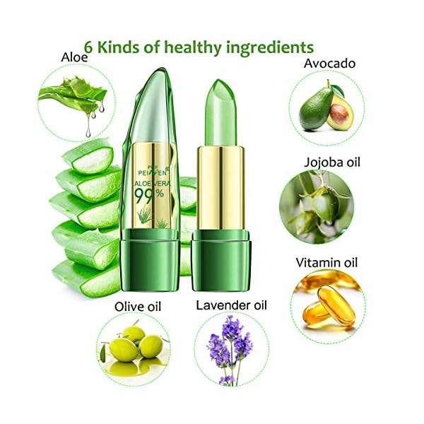 Amazfly-2-Pcs-Aloe-Vera-Lipstick-Clear-Jelly-Lipsticks-Magic-Temperature-Color-Change-Lipstick-Lip-Blam-Moisturizing-Long-Lasting-Lip-Makeup-2Pcs Amazfly 2 Pcs Aloe Vera Lipstick, Clear Jelly Lipsticks, Magic Temperature Color Change Lipstick Lip Blam Moisturizing Long Lasting Lip Makeup (2Pcs)