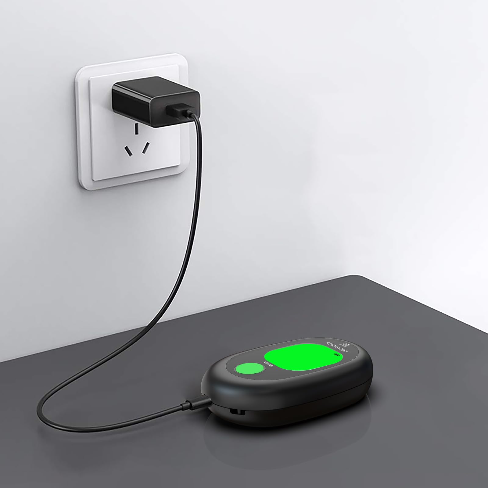 EMF Messgerät Elektrosmog Strahlenmessgerät – Tragbarer EMF Detektor mit 3-Farben LCD, Wiederaufladbar für Zuhause, Büro & Outdoor
