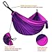 Gold Armour Camping Hammock - XL Double Hammock Portable Hammock Camping Accessories Gear for Outdoor Indoor with Tree Straps, USA Based Brand (Purple and Fuchsia)