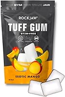 ROCKJAW® Kaaklijngom - Tuff Gum 2.0 + B Vitaminecomplex (Stimvrij) - 100% Xylitol, Aspartaamvrij, Suikervrij (2 maanden...