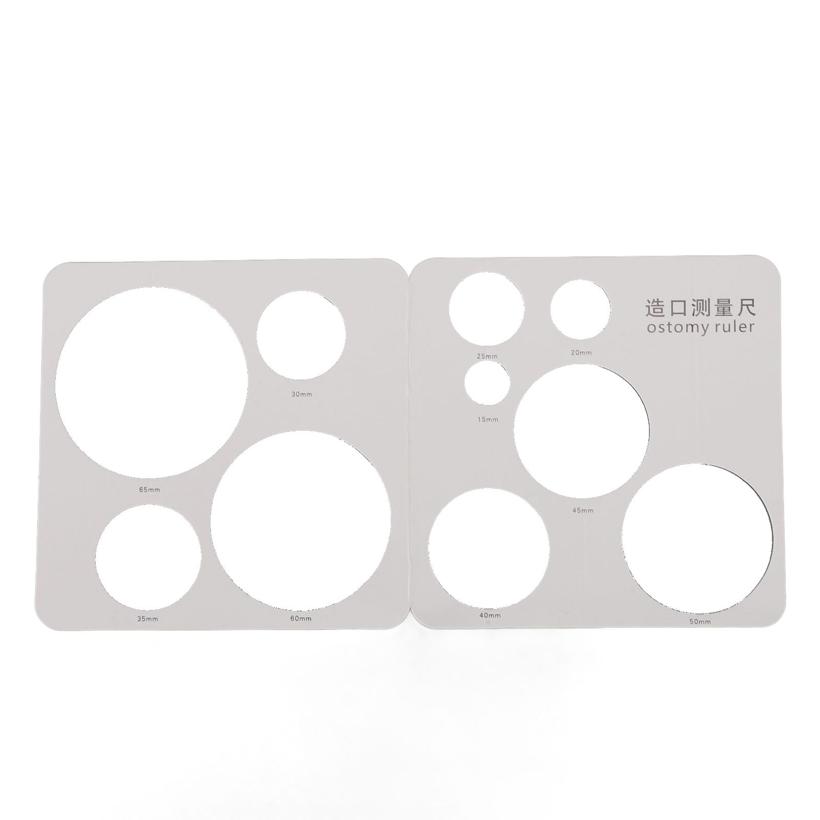 5pcs Ostomy Barrier Rings with Ostomy Ruler,Stretchable Ostomy Barrier Strips Hydrocolloid Soft Skin Extender Rings for Colostomy Bags