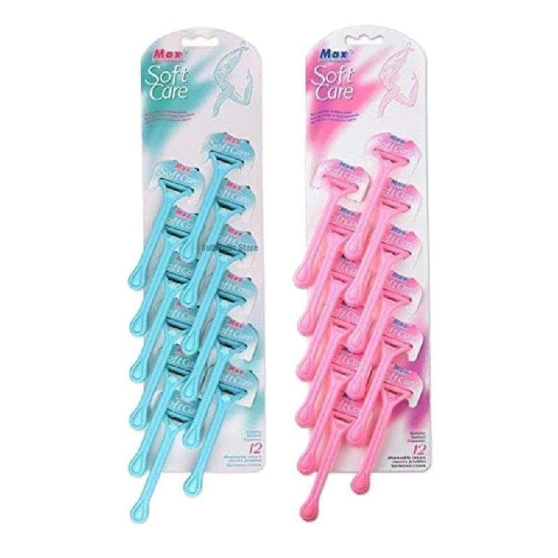 Dixoty Max Soft Care Disposable Razor – 12 PCS Set for Men & Women
