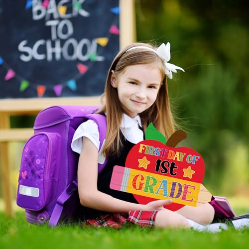 WaaHome-First-Last-Day-of-School-Chalkboard-Sign-8×10-Double-Sided-Back-to-School-Photo-Prop-Signs-for-Kids-Girls-Boys-Reusable-1st-Day-of-Preschool-Kindergarten-to-College-15-Grades-Supplies WaaHome First Last Day of School Chalkboard Sign 8×10 Double Sided Back to School Photo Prop Signs for Kids Girls Boys Reusable 1st Day of Preschool Kindergarten to College 15 Grades Supplies
