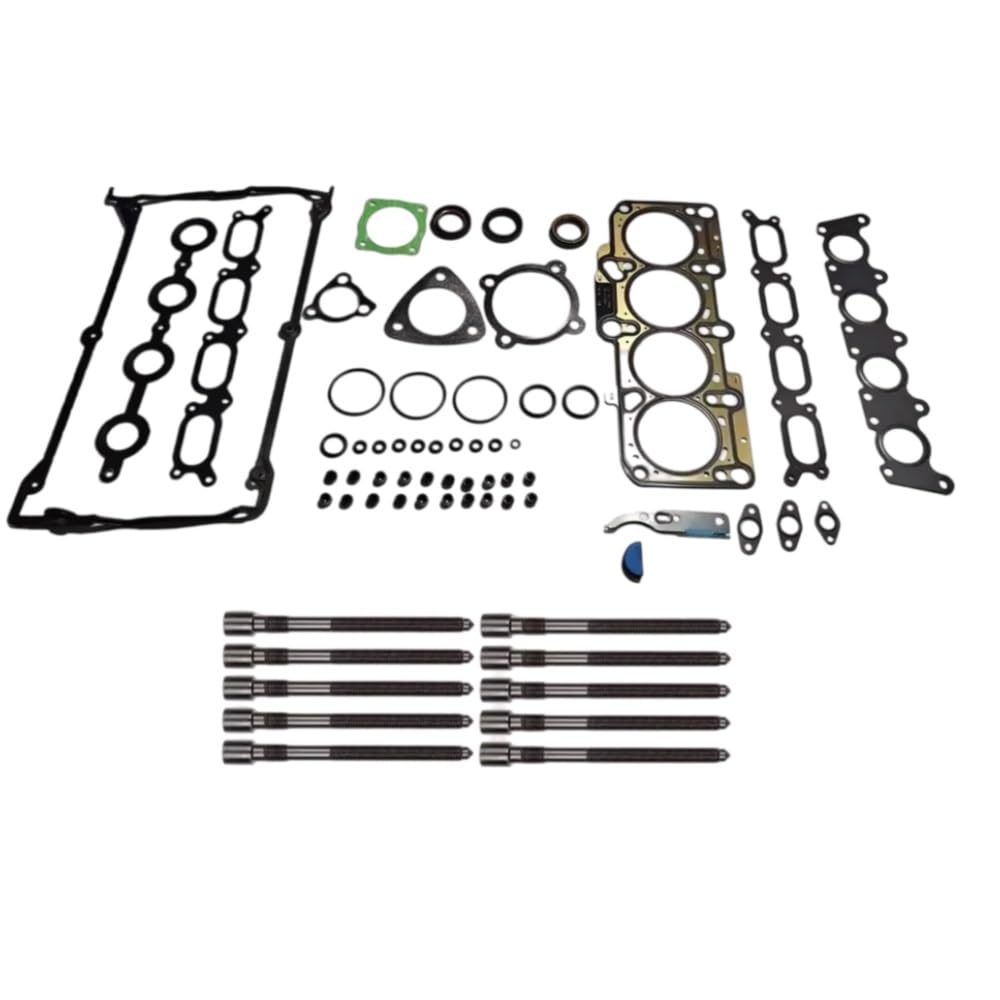 Junta estanqueidad tapa válvulas PIEZAS DE MOTOR AUTOMÓVIL Juego De Pernos Junta Culata Para SEAT Para VW 1.8L .8T L4 GAS DOHC Turboalimentado 1995-2014