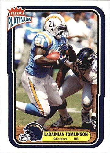 2004 Fleer Platinum #102 LaDainian Tomlinson NFL Football Trading Card