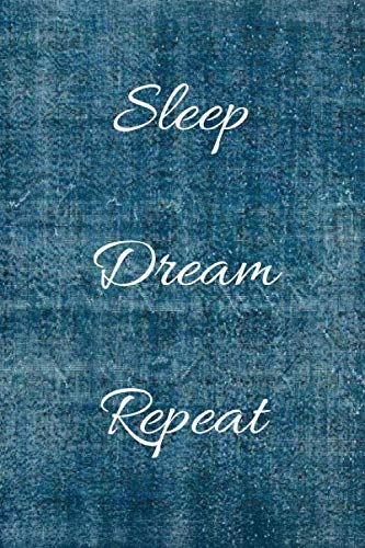 Notebook format A5 100 pages numérotées "sleep dream repeat": Choisissez d’autres modèles en suivant le lien auteur (k/s productions s)