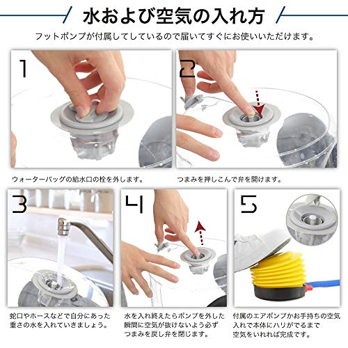 ウォーターバッグのおすすめ人気8選 体幹トレーニングの最強アイテム ぷれすた