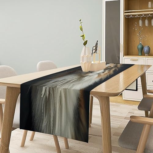 Chemin de table épais en fourrure pour une décoration saisonnière - 7