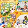 16 Pack Easter Egg Wind Chime Kits Easter Crafts for Kids Make Your Own Easter Egg Wind Chime Wooden DIY Arts and Crafts for Spring Party School Classroom Hanging Decoration Supplies Birthday Favors #4