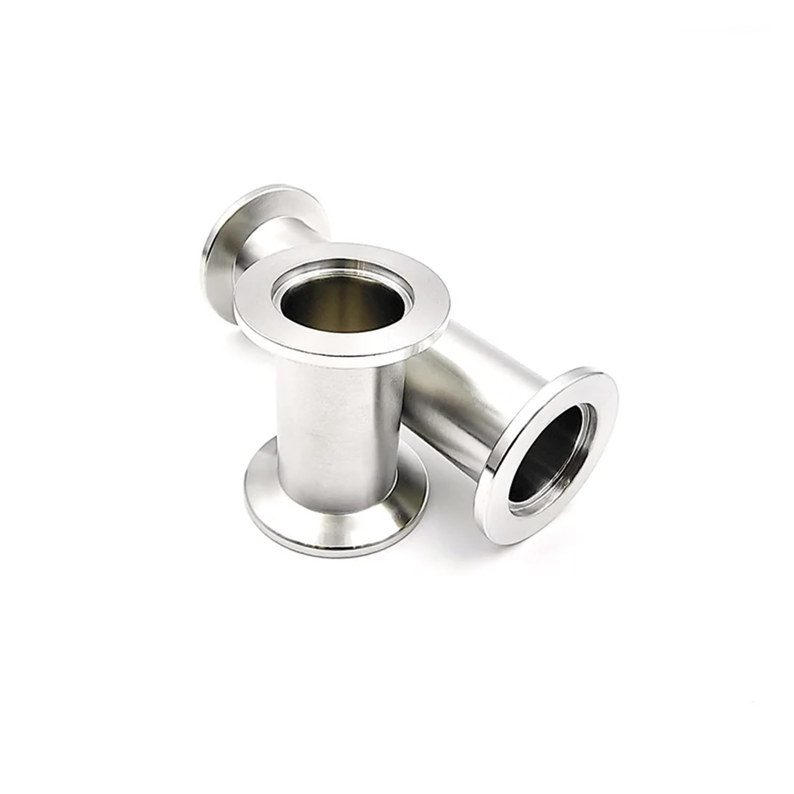 KF16 KF25 KF40 KF50 304 Edelstahl Vakuum Flansch Kurze Rohr Quick Fit Joint Adapter for Vakuum Pumpe System 40-200mm(KF50,200mm)