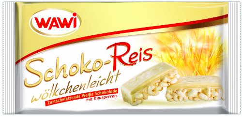 Wawi Schoko Reis Tafel In Weisser Schokolade 8er P The Best Amazon