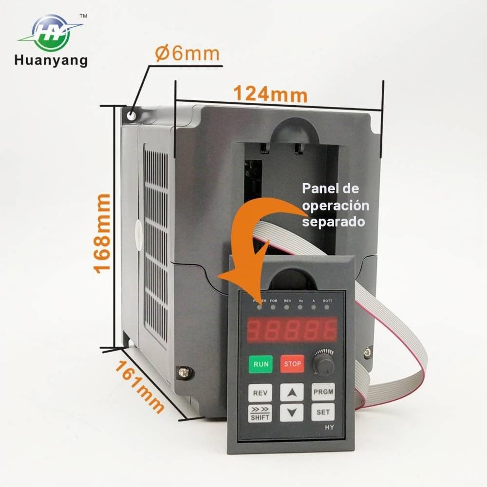 Variador de frecuencia (VFD) Computer ized Numerical Control (CNC), el Motor Inverter convertidor 220 V 1.5 kW 2HP para eje motor, control de la Velocidad, huanyang HY – Serie (220 V, 1.5kw).