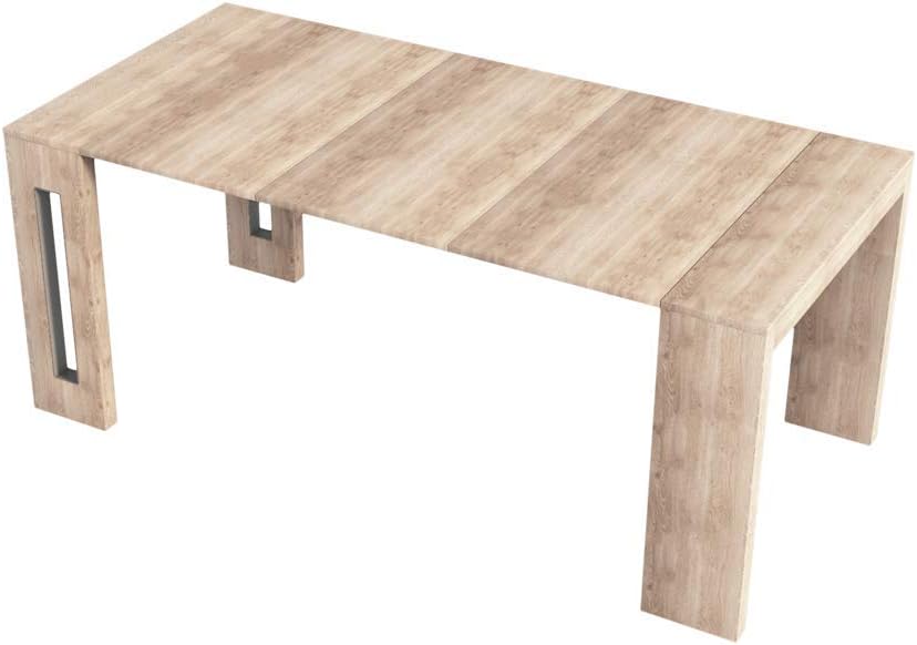 SELSEY Romansia – Italian Made Extending Dining Table/Hallway Console/Desk (90 cm, Oak)