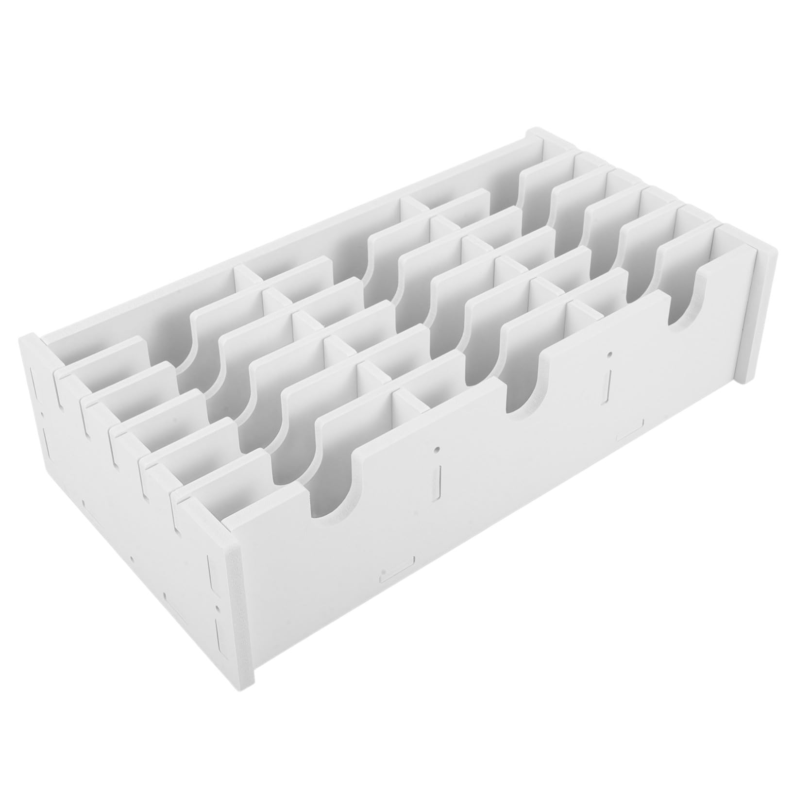 POPETPOP Scatola Porta CD Dvd Multi-scomparti Organizer Trasparente Compatta per Casa Ufficio Protezione da Polvere e Graffi
