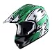 WOW Youth Kids Motocross BMX MX ATV Dirt Bike Helmet Star Matt Green