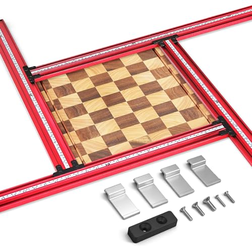 Comparison: Best Cutting Board Juice Groove Jig 5 SpeTool Juice Groove Router Jig, Adjustable Router Jigs and Templates for Cutting Board with Metric/Imperial Scales, Variable Planning Jig for Woodworking Up to 25.6” x 25.6”, Aluminum