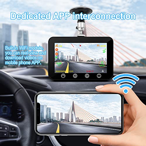 VSYSTO 3CH WiFi Truck Dash Cam