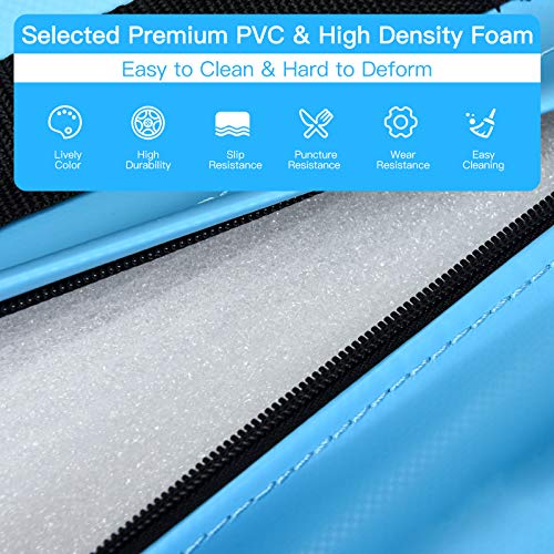 Giantex Incline Gymnastics Mat Wedge Folding And Non-Folding Gymnastics Gym Fitness Skill Shape Tumbling Mat For Kids Play Home Exercise Aerobics (Baby Blue) #TOP3