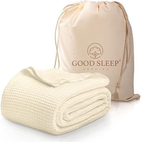 Good Sleep Bedding Luxury Waffle Weave Blanket Cover