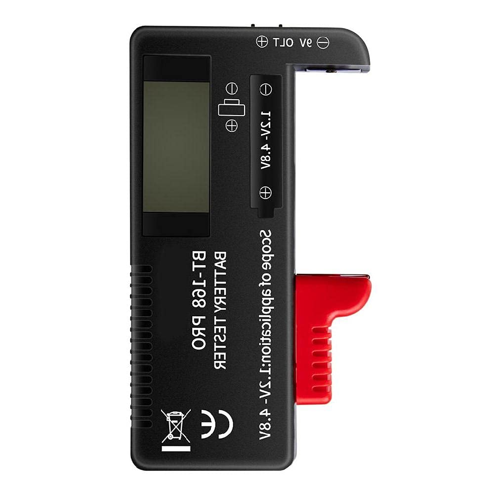 BT-168 .2-4.8V AA/AAA/C/D Mini Battery Tester Quickly Testing for 18650 16340 14500 10440 Lithum Battery Capacity Battery Test