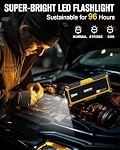 GOOLOO GP4000 Car Jump Starter 4000A Peak Battery Starter (All Gas,up to 10.0L Diesel Engine) 12V Lithium Jumper Box, SuperSafe Auto Portable Booster Pack with Jumper Cable and Type C Port