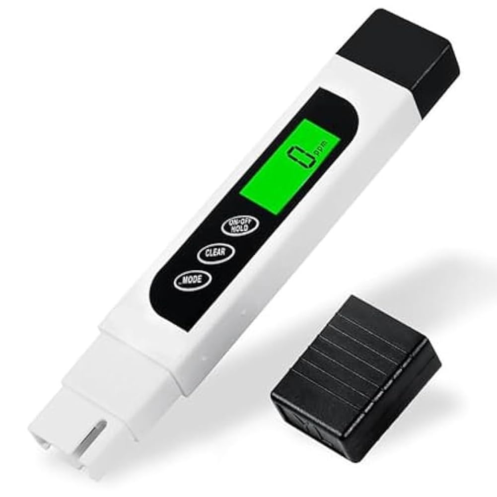 Loufy Tds Meter Digital Water Tester Water Test Meter Accurate and Reliable,TDS Meter, EC Meter & Temperature Meter 3 in 1,Water Test Meter
