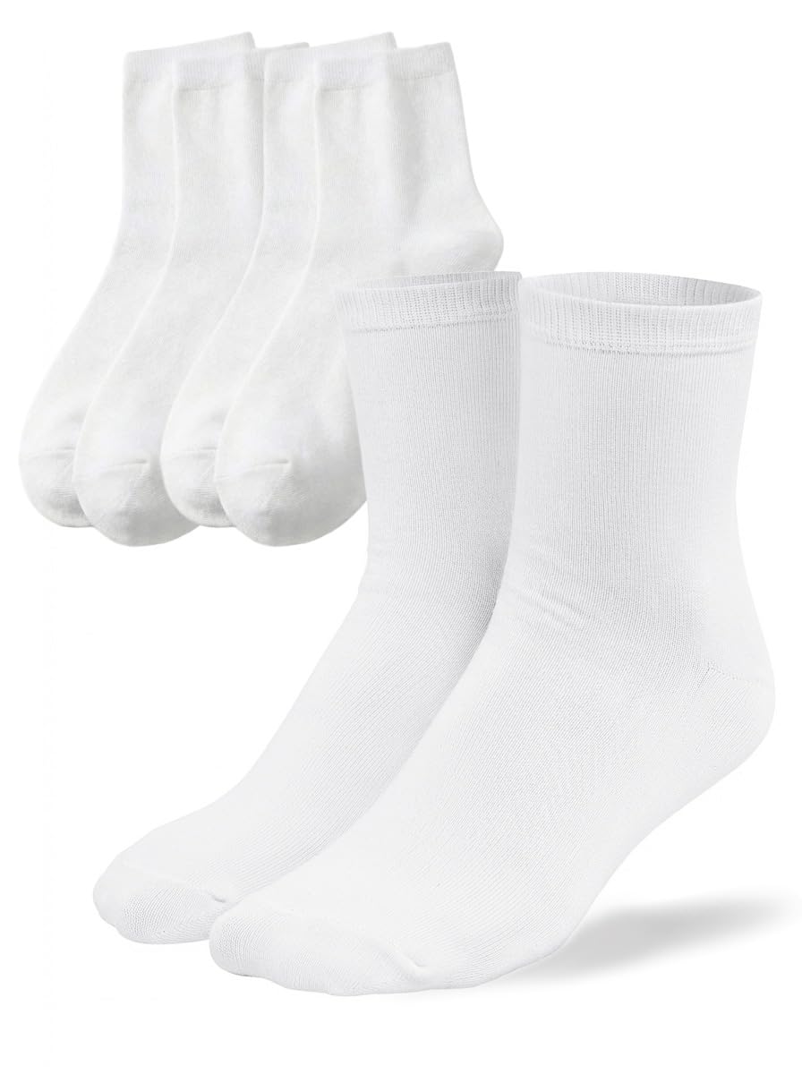 MILENA Calcetines Mujer Algodón Transpirables y Suaves Pack de 3 Pares Sin Costuras Cómodos y Elegantes para Uso Diario Regalo Mujer Talla Única — view 9