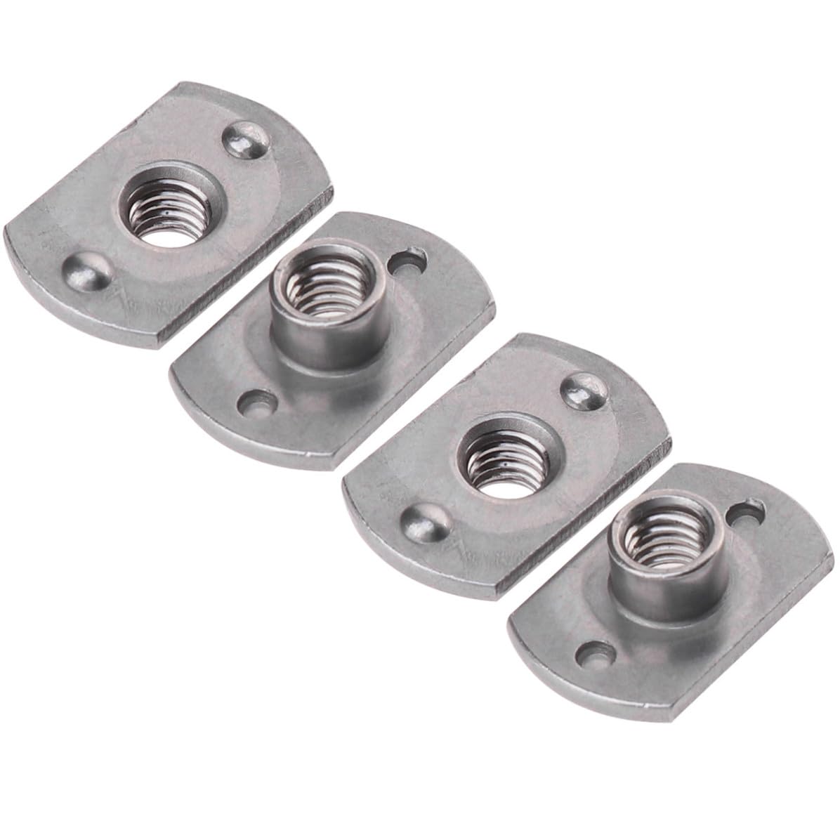Beavorty 15pcs Carbon Steel T-Nuts Welded Insert Strong Support for Your Projects Suitable for Wet Environments and Office Equipment