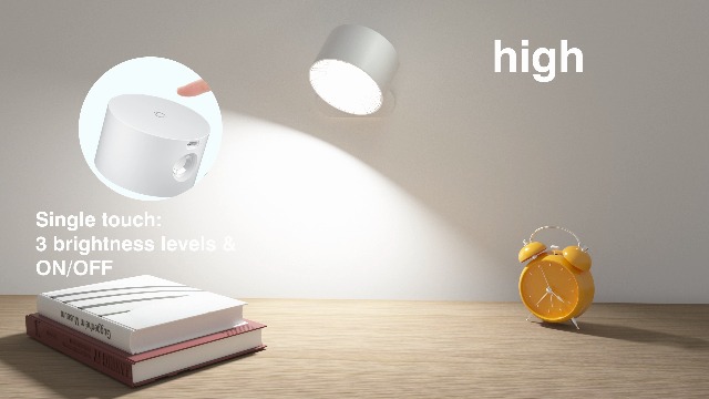 Lampada Da Parete Ricaricabile Senza Fili | 3 Colori & 10 Livelli | Telecomando E Touch | Ideale Per Camera, Soggiorno E Notte - Foto 6