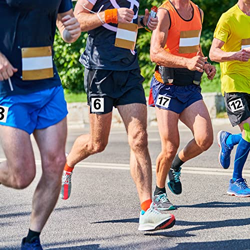 image for Jexine 450 Pcs 1-18 Athletes Hip Numbers 25 Set Each in Sequence 1 thr