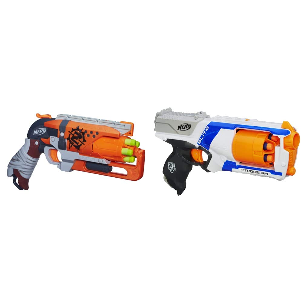 Buy Nerf Zombie Strike Hammer Blaster & N Strike Elite Strongarm Toy