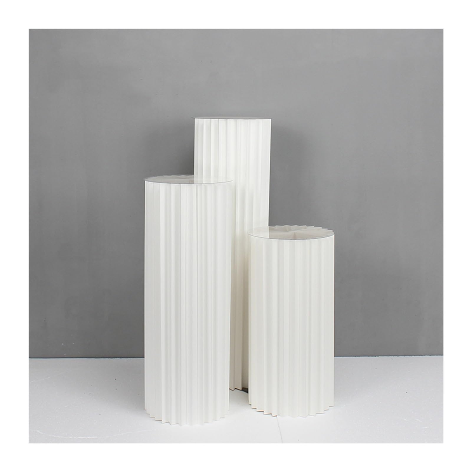 YTBHSHXZ plinth， Wedding Centerpieces Display,Party Decoration Cylinder Flower Stand(11.8in,B)