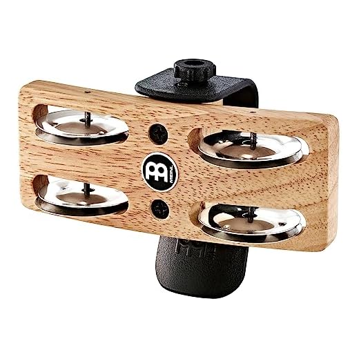 Meinl Percussion PHTA Professional Heel Tambourine with Adjustable Mount, inch