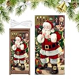 Yaztauho Weihnachtstürdekor Santa Motiv | Fotohintergrund | Hintergrunddekoration Für Kinderzimmer Winter Eingang Geschäft Schule Neujahr Küche Party Wohnung