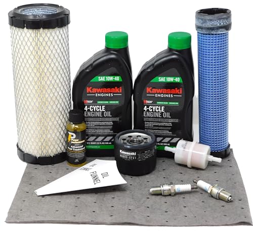 Kawasaki 99969-6527 10W-40 Maintenance Kit for FX651V FX691V FX730V with Fuel Treatment