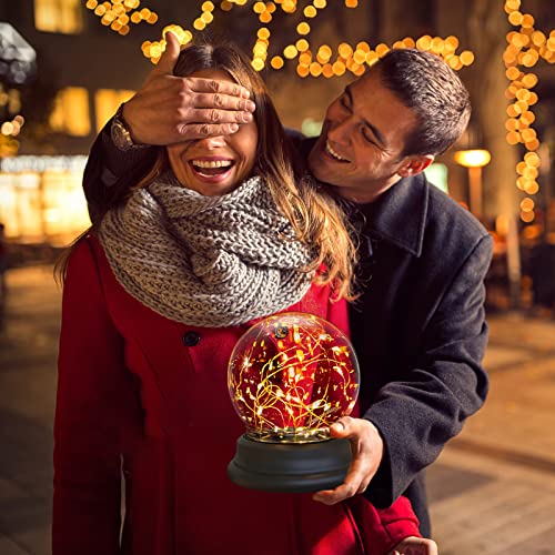 Deluxsa Globe Led Table Lamp Mothers Day Birthday Gifts For Women Mom Grandma Wife, Romantic Atmosphere Night Light For Living Room Mom Gifts Christmas Decor Birthday Gift #TOP3