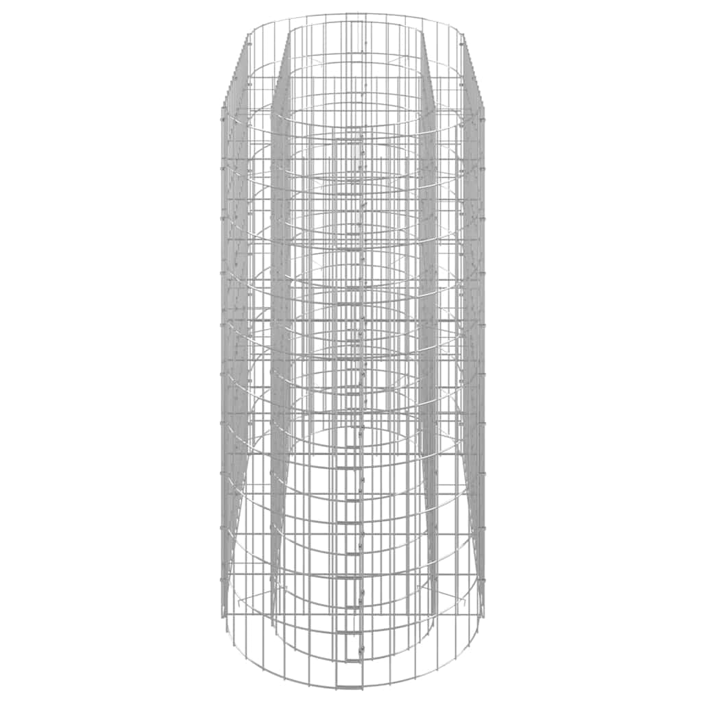 Hothingwell Gabion - Cama elevada, hierro galvanizado, 120 x 50 x 100 cm