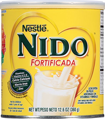 NESTLE NIDO Fortificada Dry Milk 12.6 Ounce. Canister