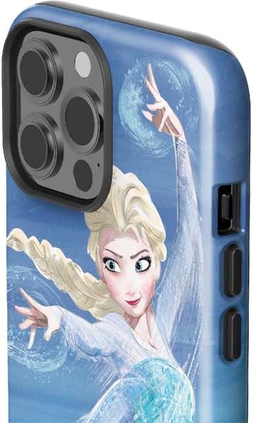 Miniatura 10 de Skinit Impact - Funda compatible con iPhone 15 Pro Max, con licencia oficial de Disney Frozen Elsa Side Portrait