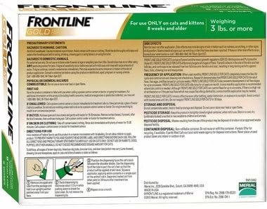 Frontline Gold for Cats (3 Month)