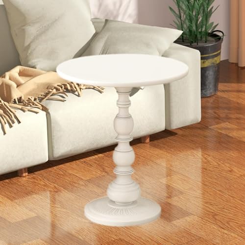 Table d'appoint compacte blanche pour créer un coin douceur chez vous