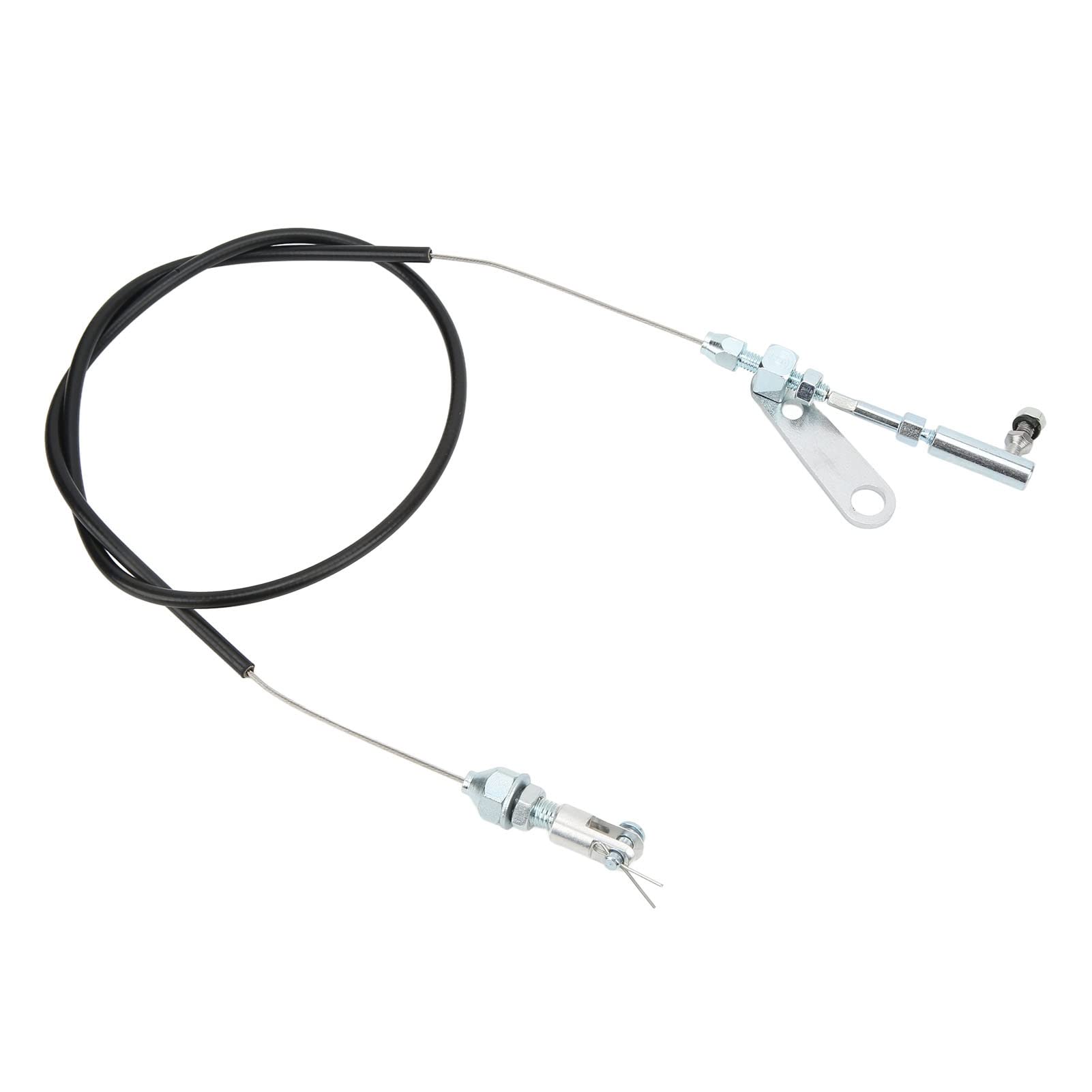 Cable de acelerador, cable de acelerador universal de 24 pulgadas, varillaje de carburador, cable de control de acero inoxidable para motor V8 de bloque pequeño
