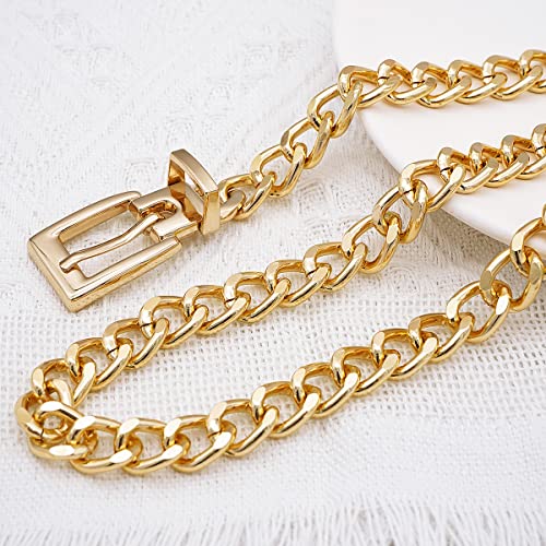 Suyi Chain Belts for Women Girls Metal Waist Belt for Dresses4